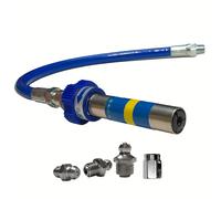 TEMU Pistola engrasadora de inyección de aceite de / décima generación con boquilla de inyección rotativa externa Accesorios de engrase de presión