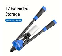 TEMU Pistola remachadora de grado industrial OuDiSi, herramienta remachadora manual de metal, pistola remachadora que ahorra de obra, no necesita electricidad ni batería.