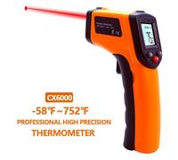 TEMU Pistola Termómetro Infrarrojo de Precisión, Termómetro Láser Digital Sin - Pistola para Cocina, Termómetro para Congelador y Horno