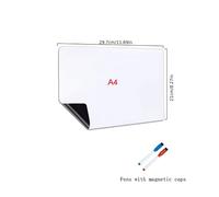 TEMU Pizarra Magnética A3+A4, Marcadores para Nevera, Stickers para Pizarra, Imanes Flexibles para Nevera para Escribir en la Cocina, Notas, de Compras