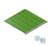 TEMU Placa Base de Bloques Magnéticos de , Juego de Construcción de Mundo Magnético DIY, Opción de Regalo para Navidad, Halloween, Pascua