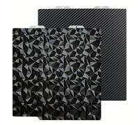 TEMU Placa de construcción de cara PEI+PEI de 184X184Mm para A1 Mini, piezas de impresora 3D, placa de acero de PEI texturizado, cama de impresión para A1 Mini