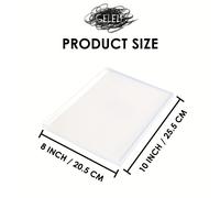 TEMU Placa de Impresión en Gel Gelelf, Rendimiento Estable, Sin Descoloración, Sin Envejecimiento, para y Manualidades