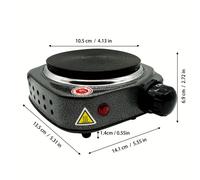 TEMU Placa de Inducción , Calentador Eléctrico para Té, Hervidor para Café y de Cera, Herramienta Multifuncional Mini con Control de Constante y 3 Niveles Ajustables