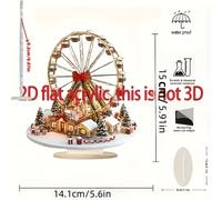 TEMU Placa decorativa 2D , aro de con estilo bohemio, elegante y multifuncional para uso en el hogar, regalos para Halloween, Acción de Gracias y , decoración navideña 2D , placa y letreros 2D planos