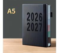 TEMU Planificador 2026 2027 - Organizador Profesional con Calendario, de Diaria, Autodisciplina, Gestión del , 365*2 Días, Oficina, 400 Páginas