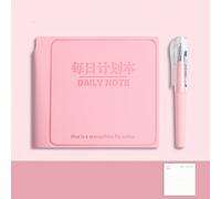 TEMU Planificador Diario Portátil y Compacto - Organizador de Bolsillo Cuadrado con Cierre Elástico, Varios Colores, de para Mayor Productividad - Ideal para Oficina y Uso Personal, Papel de Calidad