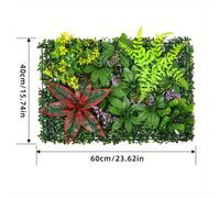 TEMU Planta Artificial de Pared Home& , césped sintético para interiores, , jardines exteriores y decoración de vallas en patios