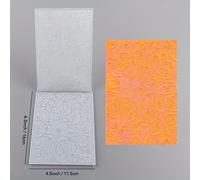 TEMU Plantilla de carpeta de estampado y repujado con diseño vintage para crear fondos, tarjetas de felicitación y proyectos de scrapbooking, que mejora y la profundidad en tus manualidades