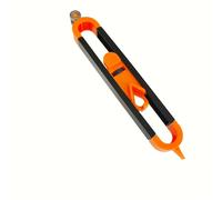 TEMU Plantilla de Curvas para Carpintería con de Bloqueo y Radio Ajustable - Guía /Curva de , Ideal Para Laminado e Ingeniería en Madera. Medidor Plástico Resistente Con Tipo-Regla (Sin Calculadora)