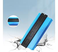 TEMU Plantilla de de 10 Pulgadas, de Formas Irregulares para Carpintería y Construcción, Regla Ajustable con Precisión para Madera y Alfombras