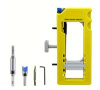 TEMU Plantilla para Taladro de Bisagras con Guía de Enrutado y Brocas - Sin Necesidad de Electricidad - Para Mejoras del Hogar DIY - Adecuado para Carpintería - Regalo para y Carpinteros