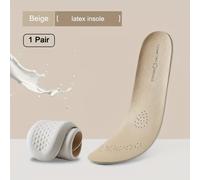 TEMU Plantillas Deportivas de Látex y Cuero Sintético para Zapatos, Soporte de y Absorción de Impactos