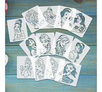 TEMU Plantillas para dibujar personajes de películas de Disney. plantillas con temática de se pueden reutilizar y son perfectas para proyectos, álbumes de recortes, dibujo, mascarado y artística.