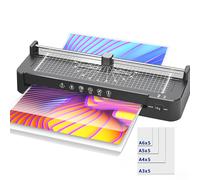 TEMU Plastificadora A3 transfronteriza, un dispositivo multifuncional para y cortar, con hojas una de fundas plastificables A3/A4/A5/A6, estándar europeo, adecuada para uso en como en el hogar.