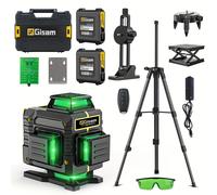 TEMU Plataforma de Nivelación Automática 4D con Láser Cruzado de 16 Líneas, Soporte Magnético y Estuche para Baterías (2)