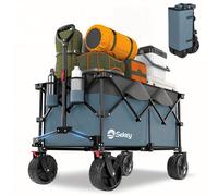 TEMU Plegable XXL Plus con Frenos, Capacidad de Carga 200L, Neumáticos Extra Anchos 17x10cm para , Patente de Plegado Cuádruple, XXL-PlusB 4011