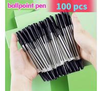 TEMU Pluma Esférica Redonda Office 0.7 Negra Pluma Atómica Pluma de Publicidad Pluma de Aceite Pluma de Estudiante Pluma de Corrección para Profesor Pluma Duradera