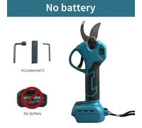 TEMU Podadora Inalámbrica Profesional para Batería Makita 18V | de 3cm para Altas y Gruesas, Hojas SK5 con Motor de Cobre Puro, Tijeras de Recorte Eficientes para Frutales de Exterior (Herramienta )