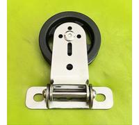 TEMU Polea de Fitness de Aleación de Aluminio de Resistencia con Rodamientos de Nylon - Rueda de Rotación Suave para Equipo de Gimnasio, Negro