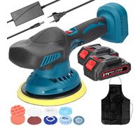 TEMU Polidor de Coche Inalámbrico con 6 Velocidades Ajustables, Máquina Eléctrica Multifuncional para Pulir Autos, Limpieza del Hogar, Encerado y Eliminación de Óxido en Metal y Madera