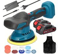 TEMU Polidor de Coche Inalámbrico LIXADA con 6 Velocidades Ajustables, Máquina Eléctrica Multifuncional para Pulir Autos, Limpiar Hogar, Encerado y Eliminar Óxido en Metal y Madera