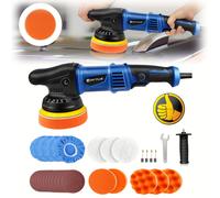 TEMU Polidor Profesional de Acción, Polidor para Autos con 6 Velocidades 2800-5800 RPM, Lijadora Orbital Eléctrica para Detallado/Encerado/Limado