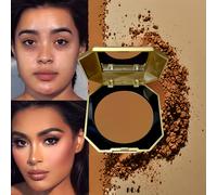 TEMU Polvo Bronceador 6 Disponibles, de a , Acabado Mate, Control de Aceite y Larga Duración, Impermeable y Resistente al , Iluminador y para un Look Esculpido, Esponja