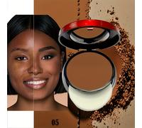 TEMU Polvo Bronceador y Corrector - 6 Disponibles, Control de Aceite y Resistente , Duradero, Cobertura , Acabado Mate para un Natural, Esponja para Retoques Rápidos