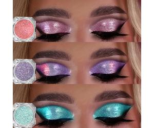 TEMU Polvo de maquillaje de color de fantasía de última generación