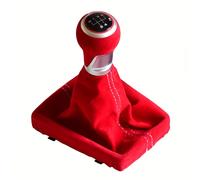 TEMU Pomo del Palanca de Cambios con Mango de Cuero Sintético Diseñado para Audi A3 S3 8P S-Line 6 Velocidades Manual MT