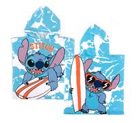 TEMU Poncho de baño para bebé con capucha de Lilo y Stitch - Toalla de playa y piscina de microfibra, 50X115Cm, de secado rápido, diseño