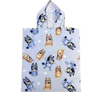 TEMU Poncho de Microfibra Bluey Toalla Infantil con Capucha y Diseño Original - Poncho Bluey Accesorio de Playa o Baño para Niños con Secado Rápido y Estilo Divertido