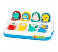 TEMU Pop-Up Pals: Juguetes educativos de animales para bebés de 18+ meses - Clasificación y animales para niños y niñas pequeños!