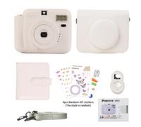 TEMU Popoto White Instant Camera Pack de Regalo Navideño | Toma Fotos en Color en un , Ideal para Regalos de Vacaciones, Actividades al Aire Libre, Fiestas (Batería y Film No Incluidos)
