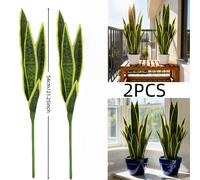 TEMU [ Popular] Tiger con Dorado; Rayas Verdes Oscuros Envueltas en Bordes Dorados Lechosos, Están Rectas Como una "Pequeña Espada en el Mundo de las Plantas", Colocada de Forma Casual en /Estante