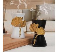TEMU Porta Incienso de Hoja de Ginkgo - Adorno Decorativo