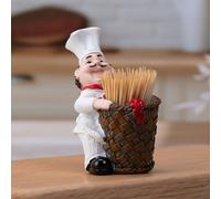 TEMU Porta Palillos de Cocinero en Cesta de Resina