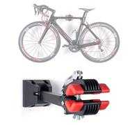 TEMU Portabicicletas de pared de hierro, soporte universal para bicicletas, soporte de pared para bicicletas de interior, soporte de reparación de bicicletas con abrazadera ajustable.
