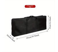 TEMU Portable Oxford Cloth Electronic Organ Bag 54 Keys and 61 Keys, Special for Electronic Organ, Black Piano Bag, Electric Piano Bag, Thickened and Durable Piano Bag, Perfect Protection for