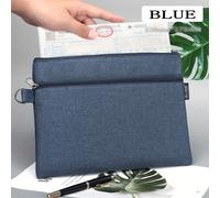 TEMU Portadocumentos de Lona Oxford A5 de - Organizador de Archivos con Capa y Cremallera, Bolsa para Facturas Engrosada para y Uso de Oficina