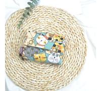 TEMU Portatarjetas de Dibujos Animados 2025 Portátil y Compacto Mini Multifuncional para Tarjetas de Crédito y de Identificación de Gran Capacidad Anti-Magnética