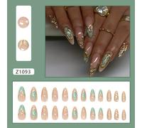 TEMU portátil desmontable de perlas de arena fluyente de aurora francesa dorada irregular en estilo europeo y americano.