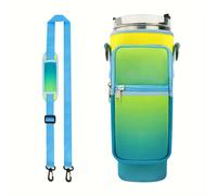 TEMU Portavasos de 40oz de Tool con Bolsillo para Teléfono - Correa Ajustable, Aislante de Neopreno para Contenedor de Agua para