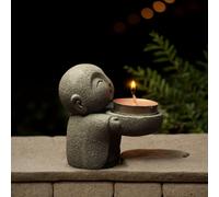 TEMU Portavelas y Quemador de Incienso de de Zen, Estatua para Relajación, Meditación y Decoración del Hogar - Idea de Regalo