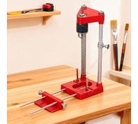 TEMU Posicionamiento portátil de taladro con abrazadera ajustable, diseñado para taladrado automático. No requiere energía, lo que lo ideal para carpintería y diferentes . un diseño .