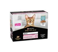 TEMU PRO PLAN - Delicate Adult Sobres (10x85 gr) - Alimento Húmedo Completo para Gatos Adultos con Digestiones (Pescado del en Salsa)