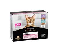 TEMU PRO PLAN - Delicate Adult Sobres (10x85 gr) - Alimento Húmedo Completo para Gatos Adultos con Digestiones ( y Pescado del en Salsa)