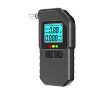 TEMU Probador de alcohol portátil profesional | Precisión profesional con pantalla LCD fácil de leer, batería (baterías no incluidas), 5 boquillas