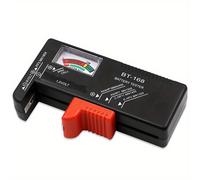 TEMU Probador de Baterías 1pc para AA/AAA/C/D/9V - Indicador de Energía Codificado por Colores, Pantalla Digital Fácil de Leer, Negro con Códigos //Verde para Rápida del Estado de la Batería